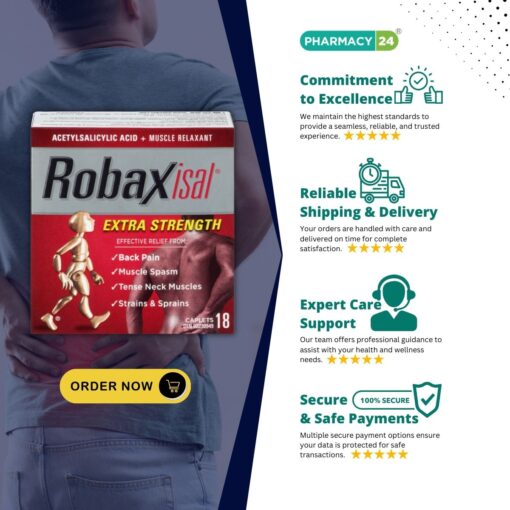 Robaxisal Extra Strength Muscle Relaxant - Fast delivery