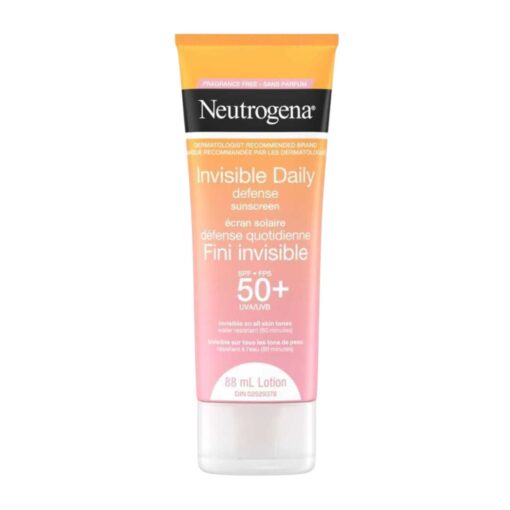 Try Now NEUTROGENA® Invisible Daily Defense Fragrance-Free Sunscreen Lotion SPF 50+