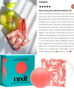 nixit menstrual cup user feedback