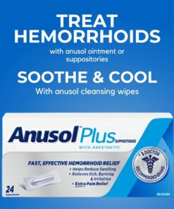 anusol plus with anesthetic suppositories