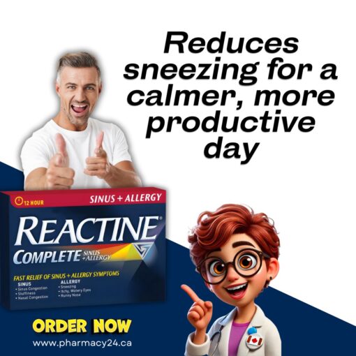 Buy Now REACTINE® COMPLETE SINUS + ALLERGY