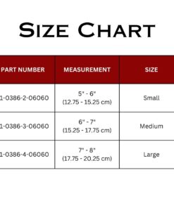 DJO Donjoy Wrist Wraps Support Brace Size Chart