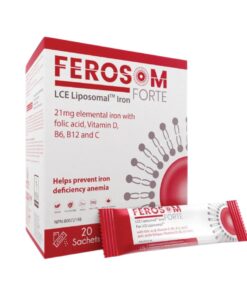 Buy Ferosom Forte LCE Liposomal Iron Supplement 20 Powder Sachets