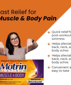 Buy Online Motrin Platinum Muscle & Body Pain Relief