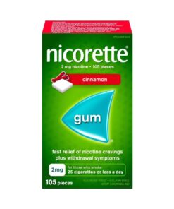 NICORETTE Cinnamon FLAVOR GUM 2mg 105 pieces