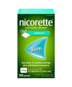 NICORETTE Spearmint FLAVOR GUM 2mg 105 pieces